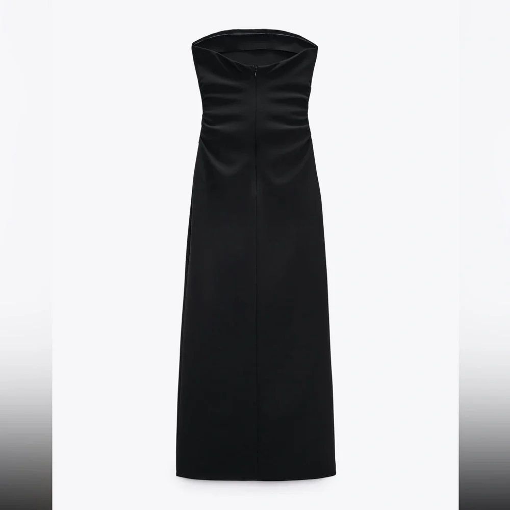 Zara strapless midi dress - Picture 6 of 7